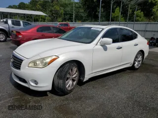 2011 Infiniti M z VIN JN1AY1AP8BM520492, wystawiony jako Copart lot #60488825 z przebiegiem 151 192 mil mil oraz Szkoda całkowita • Salvage title. Historia ofert i sprzedaży dostępna na DreamBid. Obrazek 1.