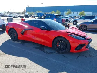 2024 Chevrolet Corvette 1LT z VIN 1G1YA3D47R5128887, wystawiony jako IAAI lot #41254760 z przebiegiem 4 167 mil mil oraz . Historia ofert i sprzedaży dostępna na DreamBid. Obrazek 1.