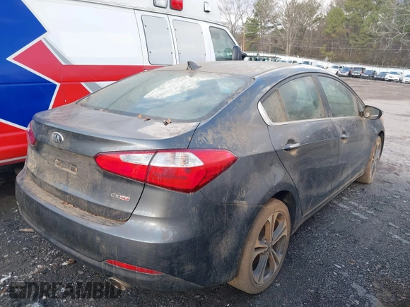 2014 Kia Forte EX with VIN KNAFX4A87E5074783, listed as a IAAI auction lot 41512090 with 626,820 mi miles. Bid and sale history available at carsss.com. Image 4.