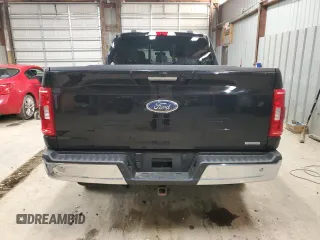 2022 Ford F-150 XL with VIN 1FTFW1E8XNKD98360, listed as a Copart auction lot 52125665 with 53,223 mi miles and Salvage Title. Bid and sale history available at DreamBid. Image 6.