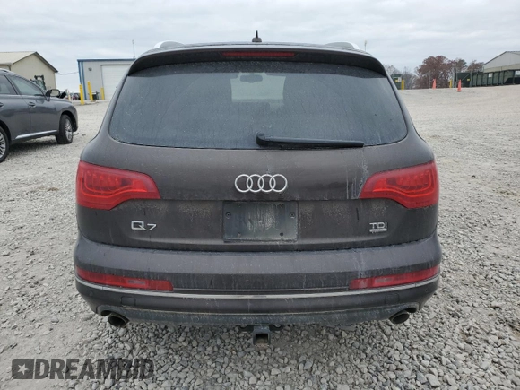 2011 Audi Q7 3.0L TDI Premium Plus with VIN WA1LMAFE0BD003626, listed as a Copart auction lot 82986124 with 142,483 mi miles and Salvage Title. Bid and sale history available at carsss.com. Image 6.