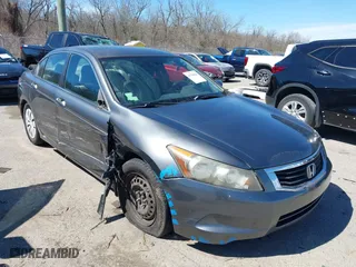 2010 Honda Accord Sdn LX with VIN 1HGCP2F35AA057104, listed as a IAAI auction lot 41700626 with NaN miles. Bid and sale history available at carsss.com. Image 1.