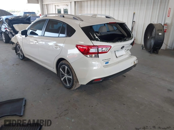 2019 Subaru Impreza Premium with VIN 4S3GTAD62K3707032, listed as a IAAI auction lot 42636552 with 90,278 mi miles and . Bid and sale history available at DreamBid. Image 3.