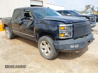 2014 Chevrolet Silverado 1500 LTZ with VIN 3GCUKSEC7EG557551, listed as a IAAI auction lot 41936077 with 227,097 mi miles and . Bid and sale history available at DreamBid. Image 1.