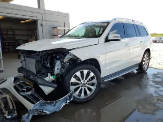 2019 Mercedes-Benz GLS 450 with VIN 4JGDF6EE3KB223904, listed as a Copart auction lot 50799334 with 26,338 mi miles and Salvage Title. Bid and sale history available at DreamBid. Image 1.