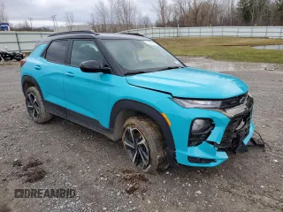 2021 Chevrolet TrailBlazer RS with VIN KL79MUSL7MB070810, listed as a Copart auction lot 51087575 with 68,879 mi miles and Salvage Title. Bid and sale history available at carsss.com. Image 4.