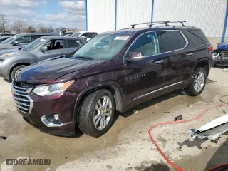 2021 Chevrolet Traverse High Country with VIN 1GNEVNKW7MJ252339, listed as a Copart auction lot 47256785 with 70,788 mi miles and Salvage Title. Bid and sale history available at carsss.com. Image 1.