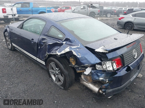 2012 Ford Mustang V6 Premium with VIN 1ZVBP8AM7C5268553, listed as a IAAI auction lot 41715730 with 97,848 mi miles. Bid and sale history available at carsss.com. Image 3.