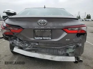 2023 Toyota Camry SE with VIN 4T1G11AK0PU095529, listed as a Copart auction lot 50646675 with 17,240 mi miles and Salvage Title. Bid and sale history available at carsss.com. Image 6.