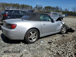 2002 Honda S2000 with VIN JHMAP11412T003822, listed as a Copart auction lot 48801985 with 122,850 mi miles and Salvage Title. Bid and sale history available at DreamBid. Image 3.
