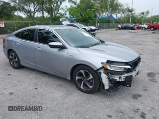 2022 Honda Insight EX with VIN 19XZE4F51NE013101, listed as a IAAI auction lot 42394290 with 35,581 mi miles and . Bid and sale history available at DreamBid. Image 1.