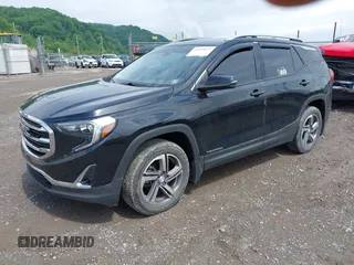 2021 GMC Terrain SLT with VIN 3GKALVEV6ML399992, listed as a IAAI auction lot 42295073 with 75,378 mi miles and . Bid and sale history available at DreamBid. Image 2.