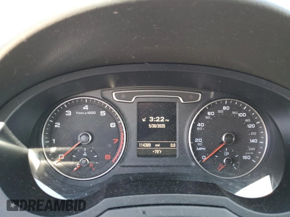 2015 Audi Q3 Prestige with VIN WA1GFCFS3FR004159, listed as a Copart auction lot 59004365 with 114,389 mi miles and Salvage title. Bid and sale history available at DreamBid. Image 9.