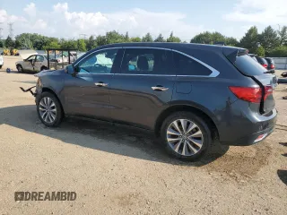 2014 Acura MDX Technology with VIN 5FRYD4H40EB047929, listed as a Copart auction lot 63595925 with 135,301 mi miles and Salvage title. Bid and sale history available at DreamBid. Image 2.