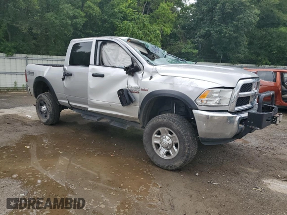 2018 Ram 2500 Tradesman with VIN 3C6UR5CJ6JG190223, listed as a Copart auction lot 58496315 with 87,978 mi miles and Salvage title. Bid and sale history available at DreamBid. Image 4.