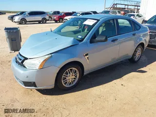 2008 Ford Focus SE with VIN 1FAHP35N28W214541, listed as a IAAI auction lot 40882796 with NaN miles. Bid and sale history available at carsss.com. Image 19.