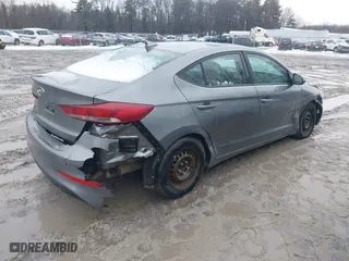 2017 Hyundai Elantra SE with VIN KMHD74LFXHU095512, listed as a IAAI auction lot 41627746 with 206,868 mi miles. Bid and sale history available at carsss.com. Image 4.