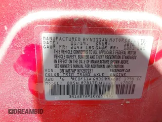 2019 Nissan Sentra SR with VIN 3N1AB7AP1KY287931, listed as a IAAI auction lot 41973229 with 71,948 mi miles and . Bid and sale history available at DreamBid. Image 9.