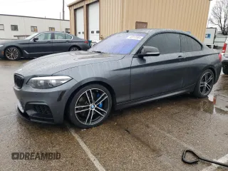 2018 BMW 2 Series M240i with VIN WBA2J5C57JVC07287, listed as a Copart auction lot 40812584 with 54,746 mi miles. Bid and sale history available at carsss.com. Image 1.
