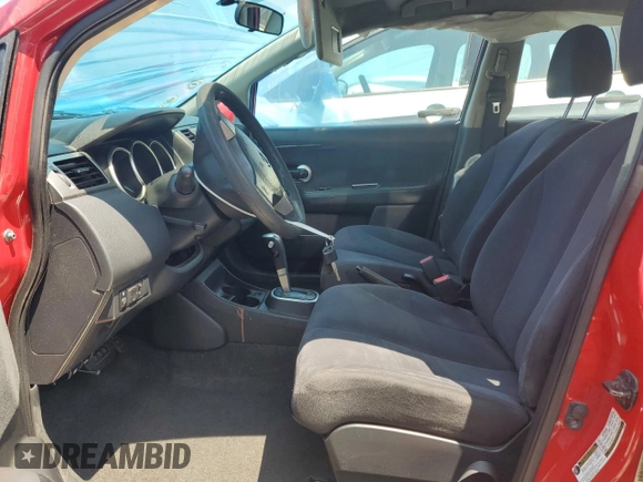 2008 Nissan Versa S with VIN 3N1BC13E28L403735, listed as a Copart auction lot 62220145 with 287,883 mi miles and Salvage title. Bid and sale history available at DreamBid. Image 7.