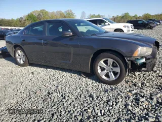 2014 Dodge Charger SXT with VIN 2C3CDXHG7EH238396, listed as a Copart auction lot 52181305 with 129,599 mi miles and Salvage Title. Bid and sale history available at carsss.com. Image 4.