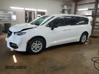 2025 Chrysler Pacifica Select z VIN 2C4RC1BG3SR531720, wystawiony jako Copart lot #60205725 z przebiegiem 10 561 mil mil oraz Czysty tytuł • Clean title. Historia ofert i sprzedaży dostępna na DreamBid. Obrazek 1.