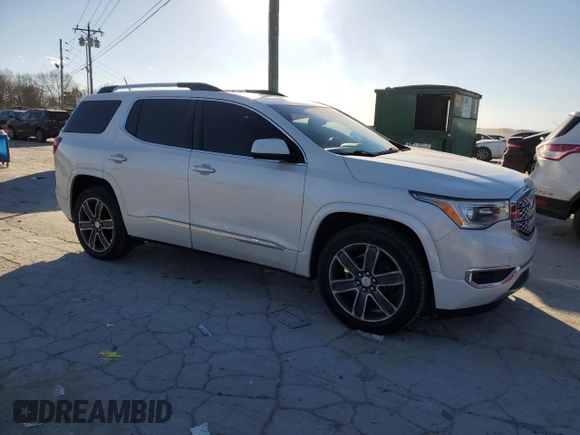 2017 GMC Acadia Denali with VIN 1GKKNPLSXHZ144764, listed as a Copart auction lot 45737915 with 104,429 mi miles and Salvage Title. Bid and sale history available at carsss.com. Image 4.