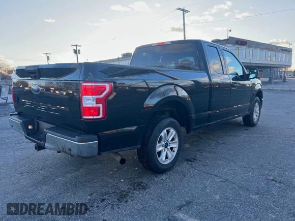 2018 Ford F-150 XL with VIN 1FTEX1CB0JKF17440, listed as a Copart auction lot 52651455 with 168,000 mi miles and Clean Title. Bid and sale history available at carsss.com. Image 4.