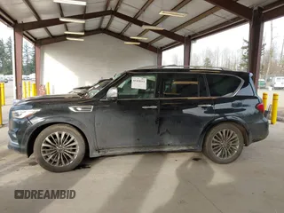 2021 Infiniti QX80 SENSORY with VIN JN8AZ2BC4M9475864, listed as a IAAI auction lot 41418111 with 61,878 mi miles. Bid and sale history available at carsss.com. Image 13.
