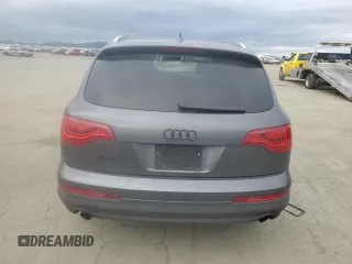 2012 Audi Q7 Premium Plus with VIN WA1LGAFE7CD007696, listed as a Copart auction lot 46757885 with 96,574 mi miles and Salvage title. Bid and sale history available at DreamBid. Image 6.