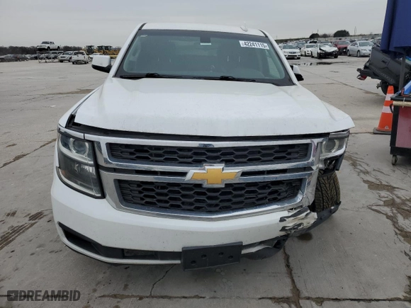 2017 Chevrolet Tahoe Commercial with VIN 1GNLCDEC0HR317628, listed as a Copart auction lot 42241115 with 0 mi miles and Salvage Title. Bid and sale history available at carsss.com. Image 5.