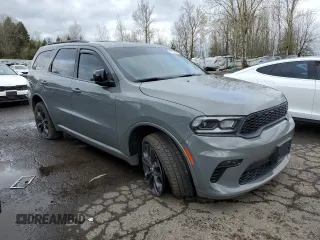 2021 Dodge Durango GT with VIN 1C4RDJDG0MC805865, listed as a Copart auction lot 51013505 with 41,280 mi miles and Salvage title. Bid and sale history available at DreamBid. Image 4.