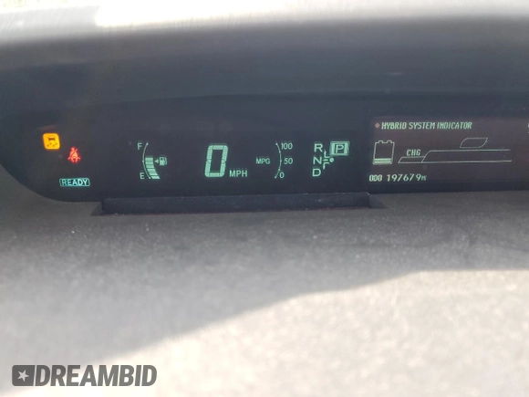 2010 Toyota Prius II with VIN JTDKN3DU3A0163395, listed as a Copart auction lot 54428835 with 197,679 mi miles and Clean Title. Bid and sale history available at carsss.com. Image 9.