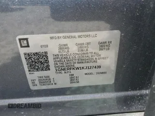 2019 Chevrolet Traverse LS with VIN 1GNERFKW1KJ127439, listed as a Copart auction lot 70806804 with 63,748 mi miles and Salvage Title. Bid and sale history available at carsss.com. Image 13.