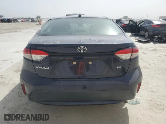 2022 Toyota Corolla LE with VIN 5YFEPMAE7NP301915, listed as a Copart auction lot 48416235 with 86,985 mi miles and Salvage Title. Bid and sale history available at carsss.com. Image 6.