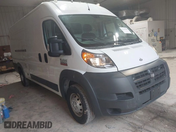2018 Ram ProMaster Cargo with VIN 3C6URVJG7JE137890, listed as a IAAI auction lot 41781696 with 86,060 mi miles. Bid and sale history available at carsss.com. Image 1.