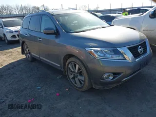2015 Nissan Pathfinder SL with VIN 5N1AR2MM2FC668260, listed as a IAAI auction lot 41666222 with 196,800 mi miles and . Bid and sale history available at DreamBid. Image 1.