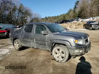 2014 Honda Ridgeline RTL with VIN 5FPYK1F57EB003368, listed as a Copart auction lot 88280455 with 154,446 mi miles and Salvage title. Bid and sale history available at DreamBid. Image 13.