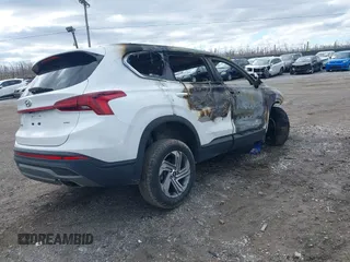 2022 Hyundai Santa Fe SE with VIN 5NMS1DAJ1NH417462, listed as a IAAI auction lot 41812248 with 40,306 mi miles. Bid and sale history available at carsss.com. Image 4.