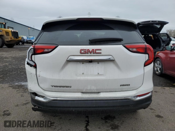 2021 GMC Terrain SLT with VIN 3GKALVEV1ML314007, listed as a Copart auction lot 44845655 with 74,673 mi miles and Salvage Title. Bid and sale history available at DreamBid. Image 6.