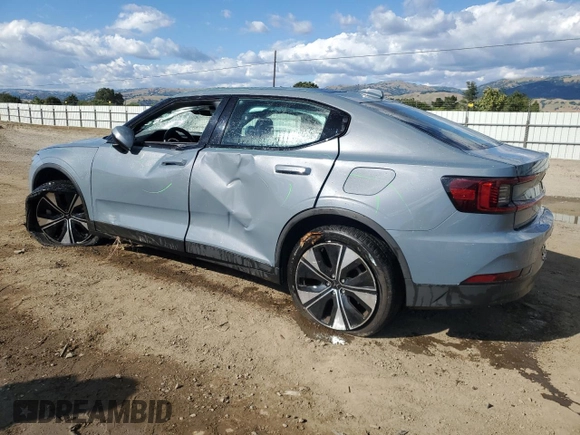 2023 Polestar 2 z VIN YSMEG3KA1PL128835, wystawiony jako Copart lot #57101535 z przebiegiem 66 123 mil mil oraz Tytuł czysty. Historia ofert i sprzedaży dostępna na DreamBid. Obrazek 2.