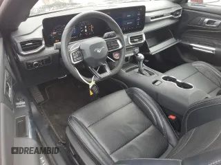 2024 Ford Mustang EcoBoost with VIN 1FA6P8TH2R5118823, listed as a Copart auction lot 47633925 with 3,284 mi miles and Salvage Title. Bid and sale history available at carsss.com. Image 8.