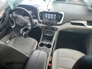 2020 GMC Terrain SLT with VIN 3GKALPEV9LL101347, listed as a Copart auction lot 52211035 with 53,675 mi miles and Salvage Title. Bid and sale history available at carsss.com. Image 8.