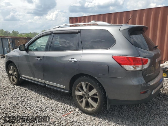 2015 Nissan Pathfinder SV with VIN 5N1AR2MM8FC654587, listed as a Copart auction lot 55139465 with 102,397 mi miles and Salvage Title. Bid and sale history available at carsss.com. Image 2.