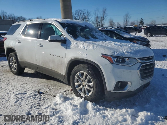 2021 Chevrolet Traverse LT Cloth with VIN 1GNERGKW3MJ207382, listed as a Copart auction lot 88462465 with 56,762 mi miles and Non Repairable. Bid and sale history available at carsss.com. Image 4.