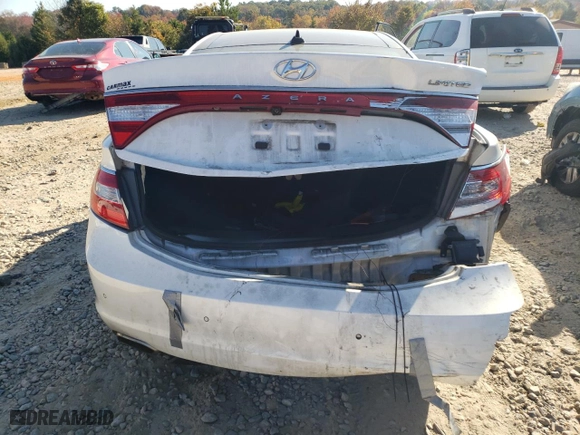 2015 Hyundai Azera Limited with VIN KMHFH4JGXFA476485, listed as a Copart auction lot 77338624 with 111,056 mi miles and Salvage Title. Bid and sale history available at carsss.com. Image 6.