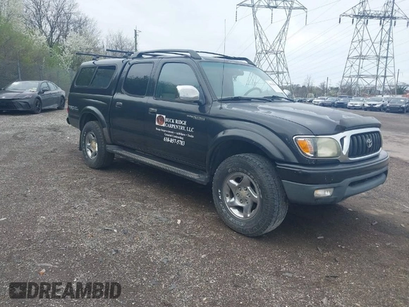 2001 Toyota Tacoma PreRunner z VIN 5TEGN92N71Z824334, wystawiony jako IAAI lot #41961884 z przebiegiem 319 125 mil mil oraz . Historia ofert i sprzedaży dostępna na DreamBid. Obrazek 1.