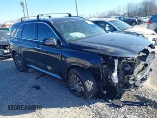 2023 Hyundai Palisade Calligraphy z VIN KM8R74GE0PU591229, wystawiony jako IAAI lot #41283046 z przebiegiem 46 737 mil mil oraz . Historia ofert i sprzedaży dostępna na DreamBid. Obrazek 1.