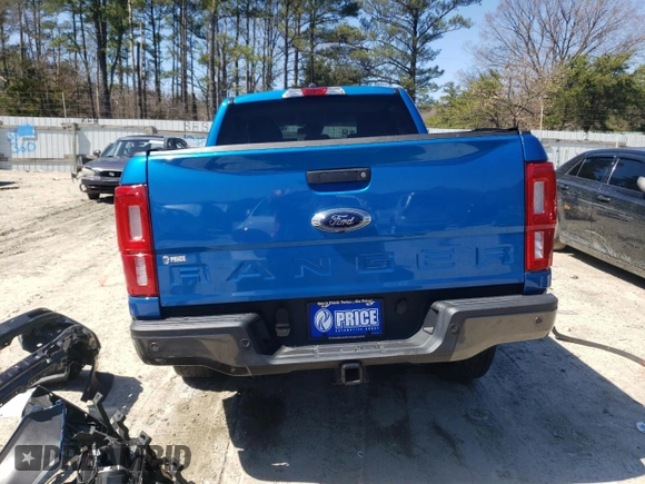 2021 Ford Ranger XL with VIN 1FTER4FH7MLD89272, listed as a Copart auction lot 50009035 with 48,725 mi miles and Salvage title. Bid and sale history available at DreamBid. Image 6.