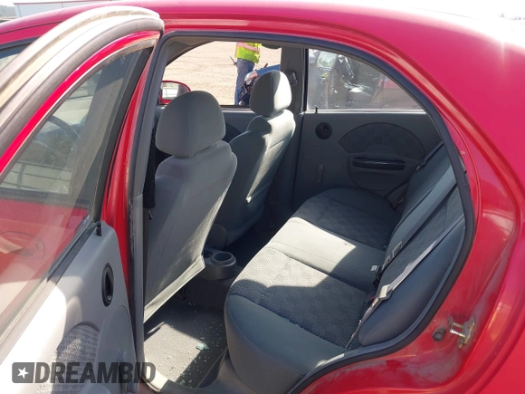 2005 Chevrolet Aveo LS with VIN KL1TD52685B441524, listed as a IAAI auction lot 42111533 with 112,641 mi miles and . Bid and sale history available at DreamBid. Image 8.